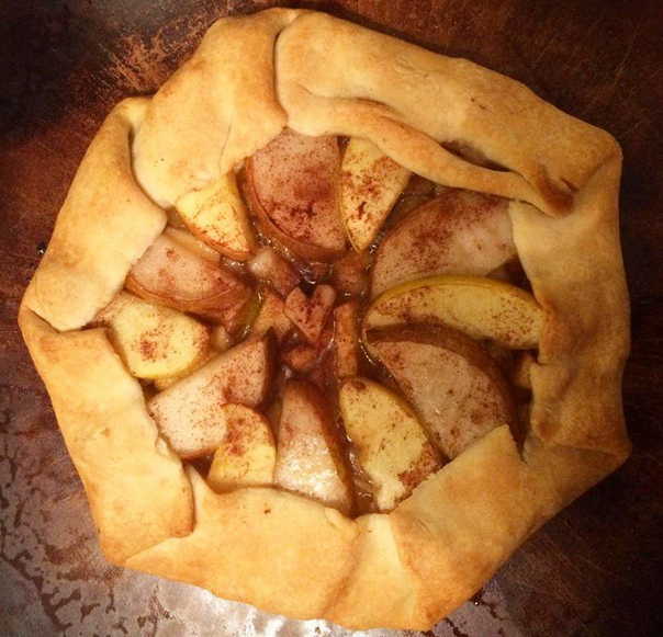 Homemade Pear Apple Gallette