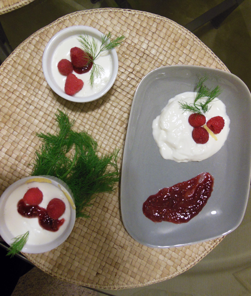 Fennel Panna Cotta