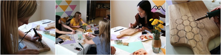 DIY Serving Board Collage