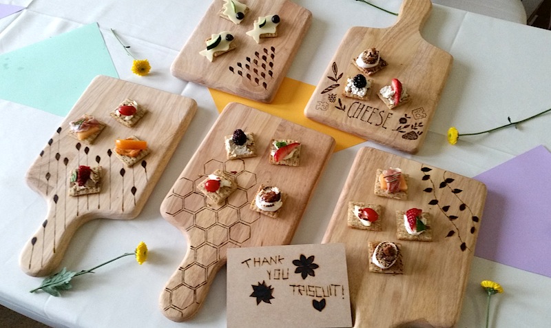 Thank you Triscuit DIY Wood-Burnt Serving Boards