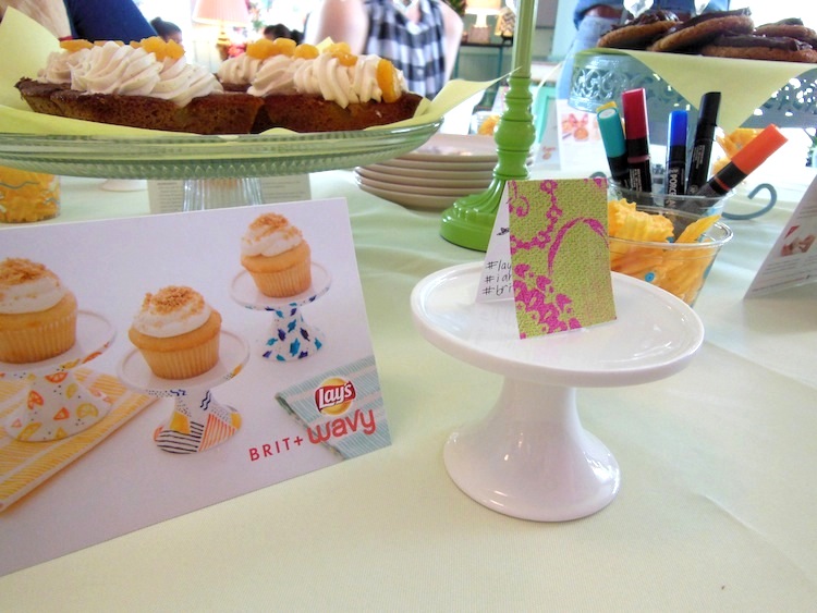 DIY Cupcake Stand Party | Fearless Captivations | Brit + Co | Lays Wavy Stand