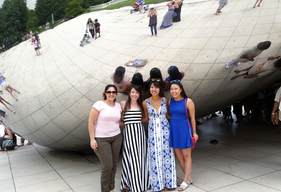 Chicago Cloud Gate Group Photo