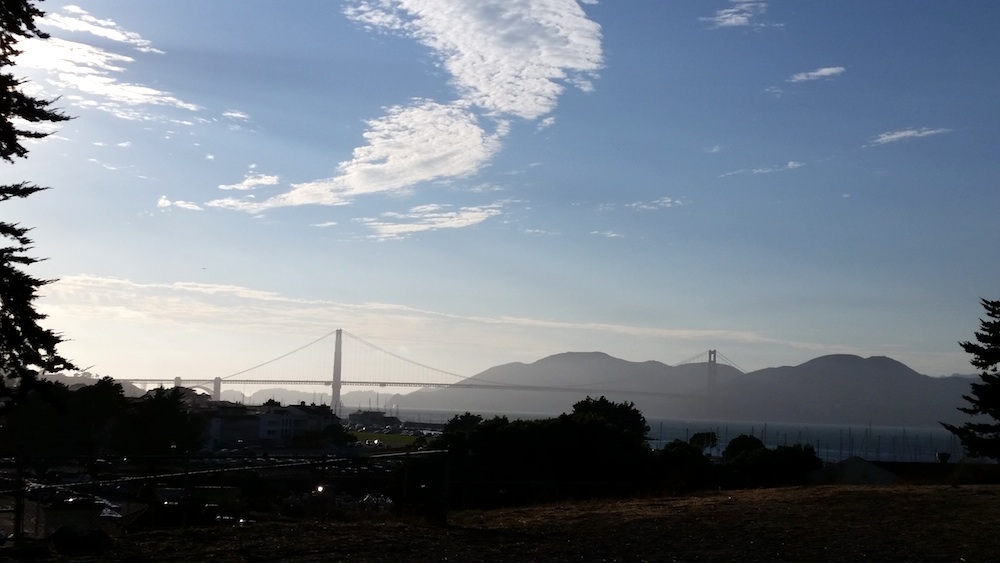 Golden Gate Bridge Shadow