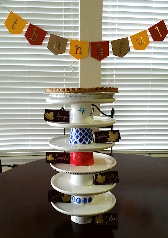 DIY Pie Stand Party Pie Stack