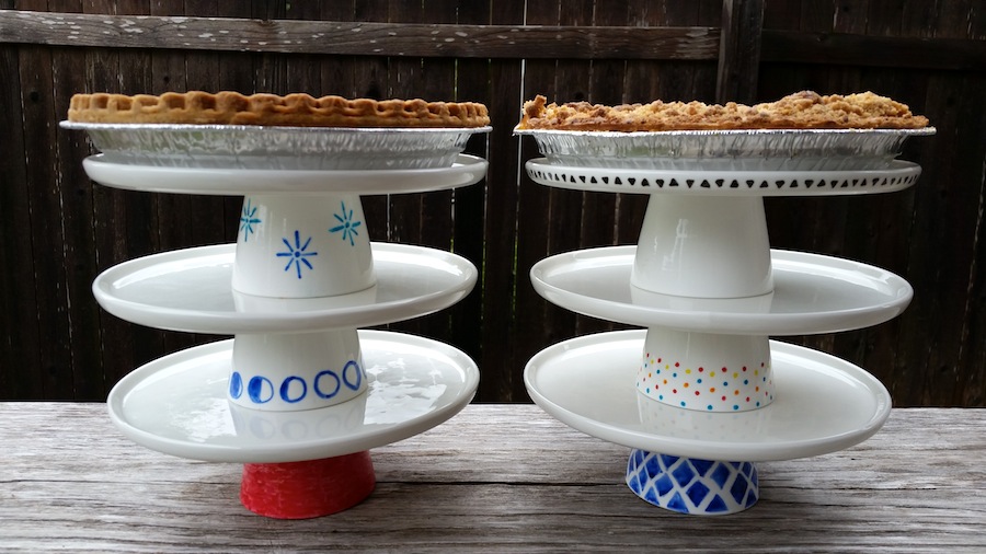 DIY Pie Stand Party Pie Stands