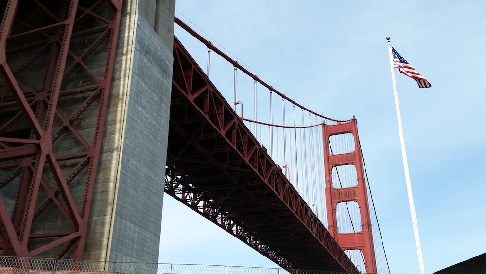 San Francisco Fort Point Golden Gate Bridge