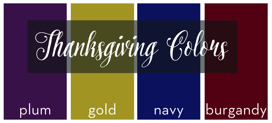 colors of thanksgiving