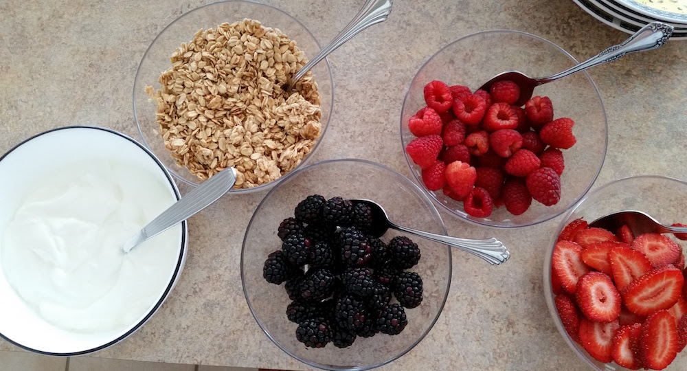 yogurt parfait bar