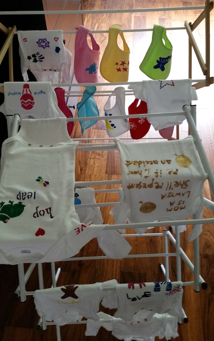 Baby Shower Drying Onesie | Fearless Captivations