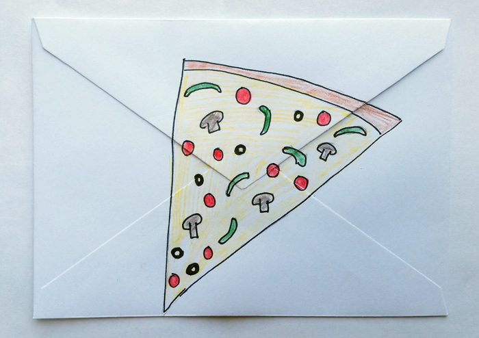 DIY Pizza Envelope Fearless Captivations