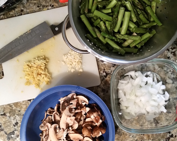 Spicy Asparagus and Mushroom Recipe