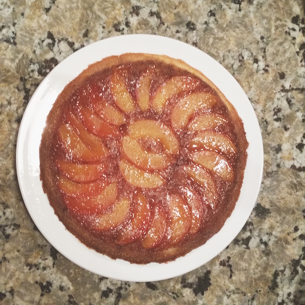 Upside Down Peach Cake Fearless Captivations