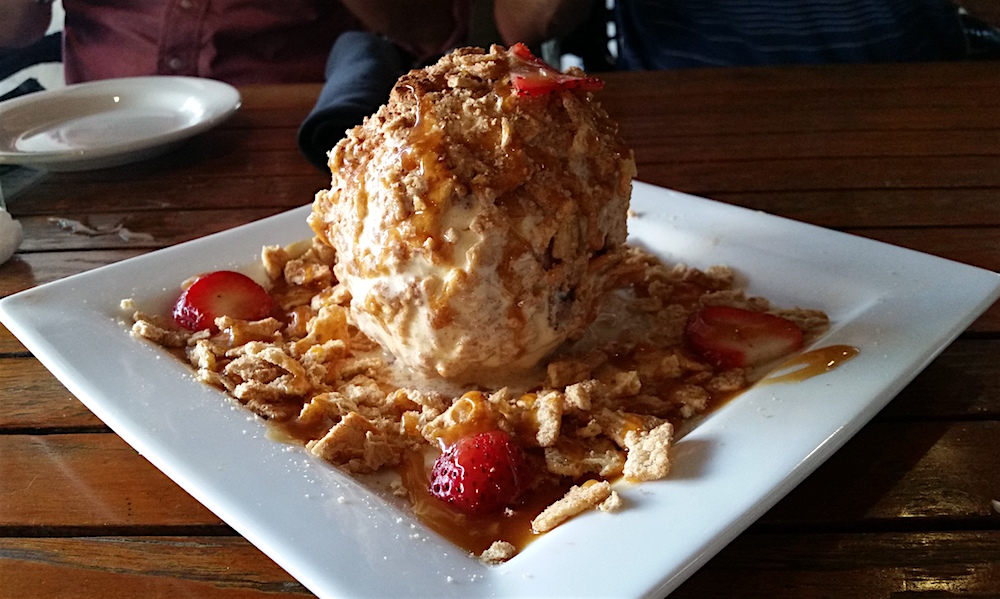 Cinnamon Toast Crunch Fried Ice Cream