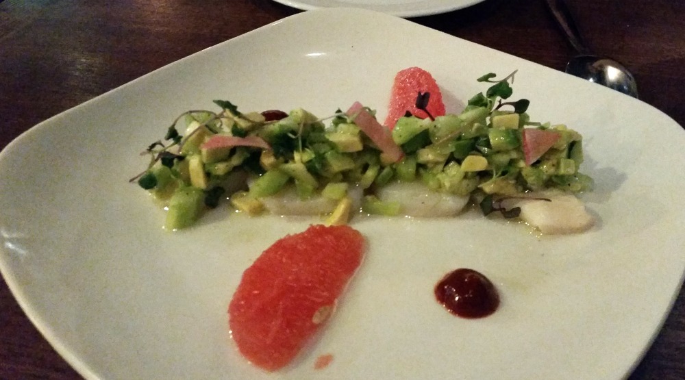 Scallop Crudo at Ajo