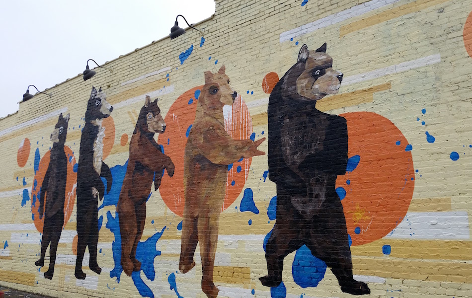 Dancing Bears Mural Nashville East Nashville